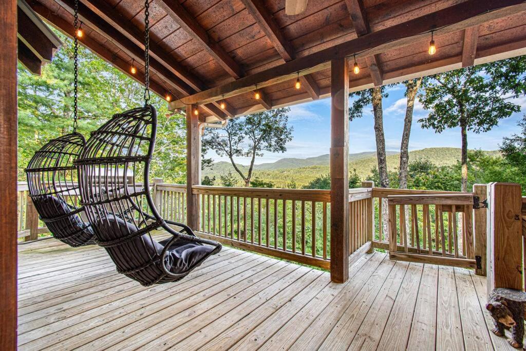Cherry Log Summit Cabin By Bk Stays - Family Friendly - Playground - Game Room - Jacuzzi - Amazing Mountain Views Exterior photo